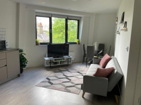 Modern Suite- Bedford City centre with free gym & parking